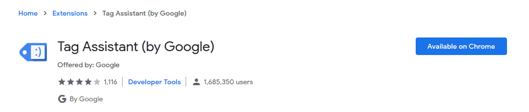 SEO Chrome Extension #1: Tag Assistant