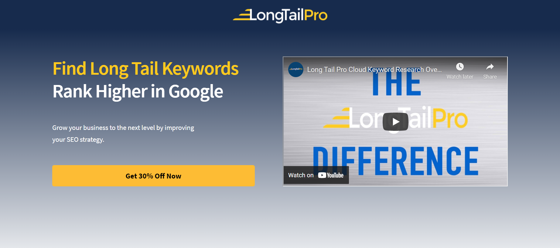 ابزار پیشنهاد کلید واژه شماره 3: LongTailPro