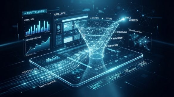 استفاده از AI برای تحلیل رفتار کاربران و بهبود نرخ تبدیل در سایت